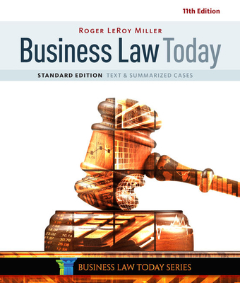 Business Law Today, Standard: Text & Summarized... 1305644522 Book Cover