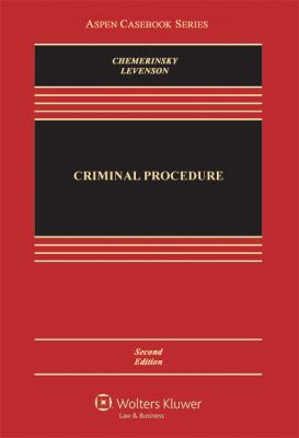 Criminal Procedure (Aspen Casebooks) 145480694X Book Cover