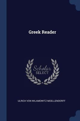 Greek Reader 1377043355 Book Cover