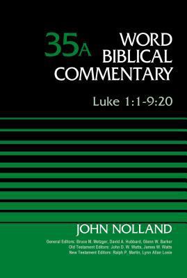 Luke 1:1-9:20, Volume 35a: 35 031052220X Book Cover