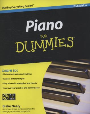 Piano for Dummies [With CDROM] 0470496444 Book Cover