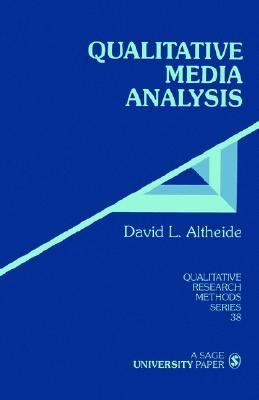 Qualitative Media Analysis (Qualitative Researc... 076190199X Book Cover