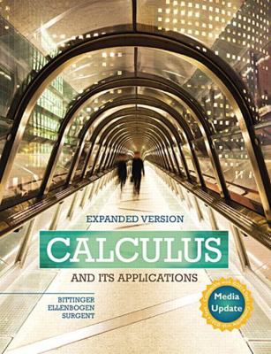 Calculus and Its Applications Expanded Version ... 0134123492 Book Cover