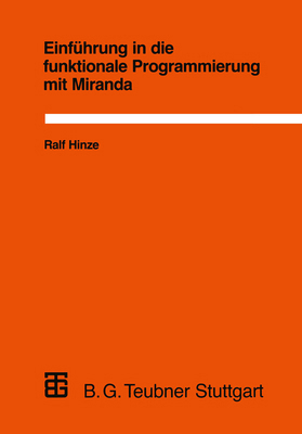 Einführung in Die Funktionale Programmierung Mi... [German] 3519022877 Book Cover