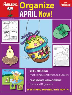 Organize April Now! (PreK) B000NNQPJO Book Cover