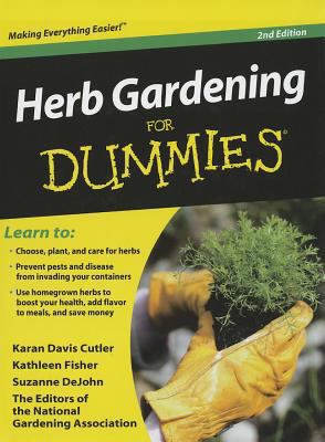 Herb Gardening for Dummies [Large Print] 1410434060 Book Cover