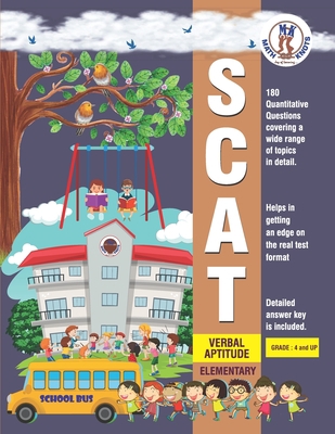 SCAT Verbal Aptitude - Grades 4 and Up 1950573753 Book Cover