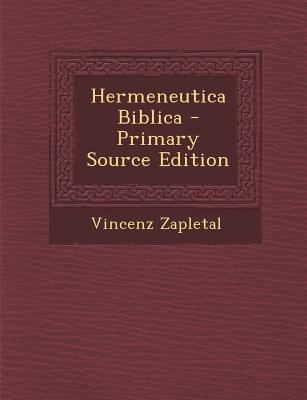 Hermeneutica Biblica [Latin] 1294680153 Book Cover