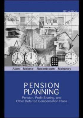 Pension Planning: Pension, Profit-Sharing, and ... 0072530839 Book Cover