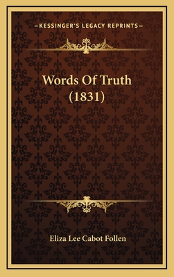 Words Of Truth (1831) 1165844338 Book Cover