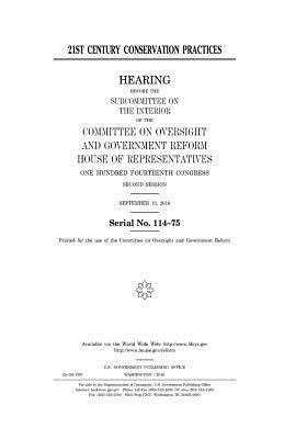 21st century conservation practices 1979959226 Book Cover