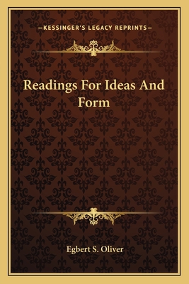 Readings For Ideas And Form 1162792027 Book Cover