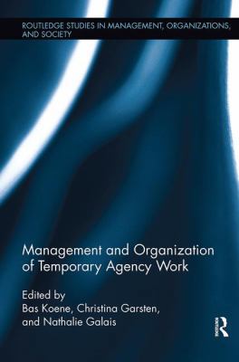 Management and Organization of Temporary Agency... 1138617288 Book Cover