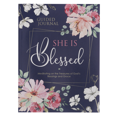 She Is Blessed Prompted Journal 1639524827 Book Cover