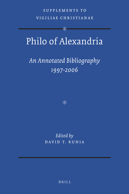 Philo of Alexandria: An Annotated Bibliography ... 9004210806 Book Cover