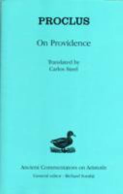 Proclus: On Providence 071563576X Book Cover