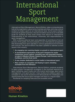 International Sport Management 1492556785 Book Cover