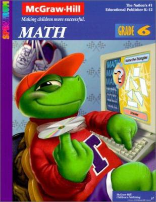 Spectrum Math, Grade 6 1577684060 Book Cover