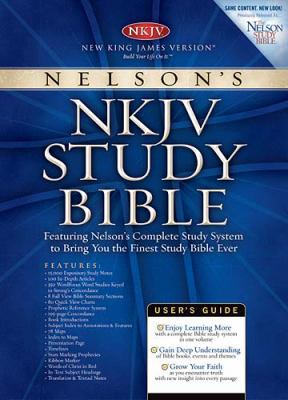 Nelson's Study Bible: New King James Version [Large Print] 0718014588 Book Cover