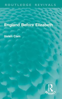 England Before Elizabeth 1041001843 Book Cover