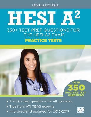 HESI A2 Practice Tests: 350+ Test Prep Question... 1941743854 Book Cover