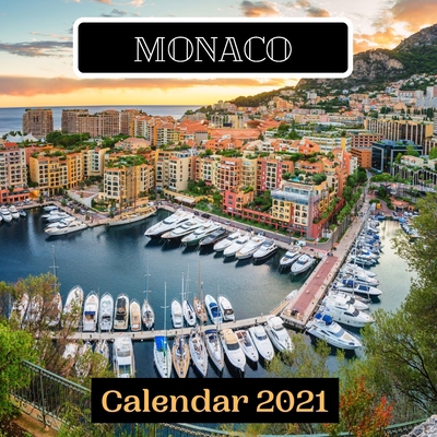 Paperback Monaco Calendar 2021 Book