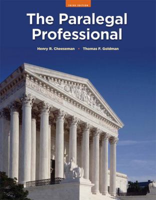 The Paralegal Professional 0135063922 Book Cover
