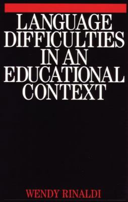 Language Difficulties in an Educational 1861561563 Book Cover