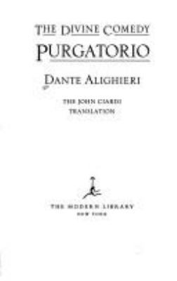Purgatorio 0679602100 Book Cover