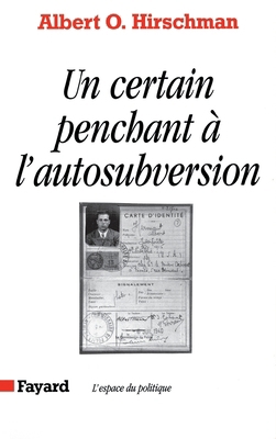 Un certain penchant à l'autosubversion [French] 2213594422 Book Cover