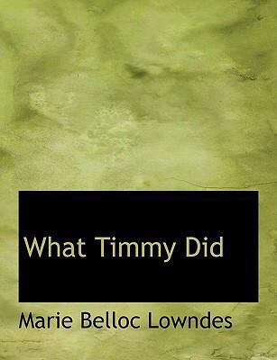 What Timmy Did [Large Print] 0554522349 Book Cover