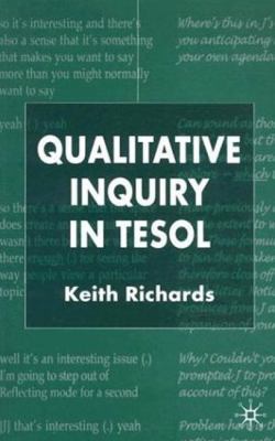 Qualitative Inquiry in TESOL 140390135X Book Cover