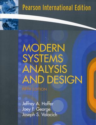 Modern Systems Analysis and Design 0136132960 Book Cover