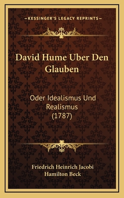 David Hume Uber Den Glauben: Oder Idealismus Un... [German] 1165973022 Book Cover