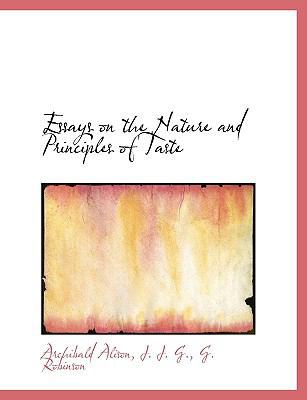 Essays on the Nature and Principles of Taste 1140332643 Book Cover