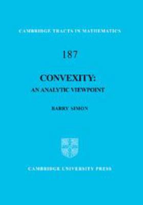 Convexity: An Analytic Viewpoint 0511910134 Book Cover