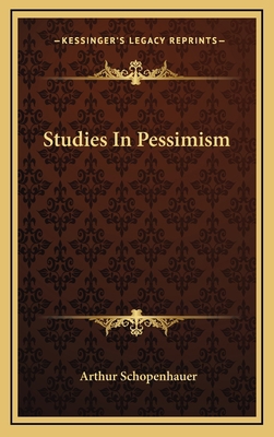 Studies In Pessimism 1169046223 Book Cover