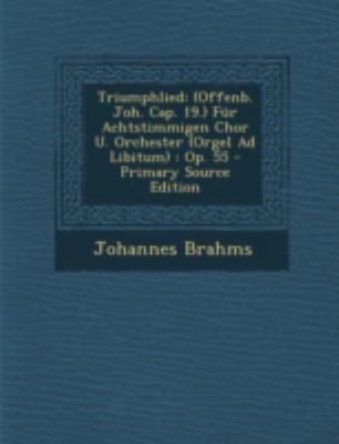 Triumphlied: (Offenb. Joh. Cap. 19.) Fur Achtst... [Dutch] 1293691356 Book Cover