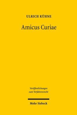 Amicus Curiae: Richterliche Informationsbeschaf... [German] 3161531477 Book Cover