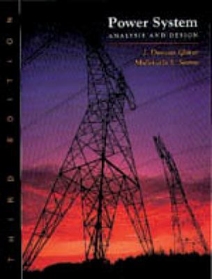 Power System Analysis and Design 0534953670 Book Cover