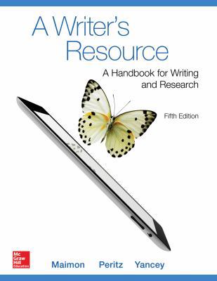 A Writer's Resource (Comb-Version) 5e with MLA ... 1259979717 Book Cover