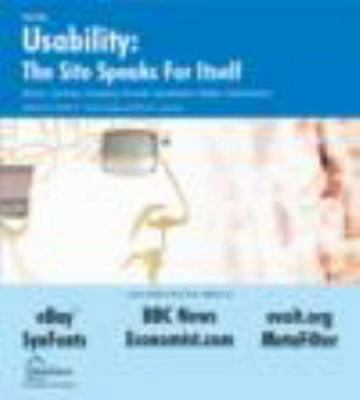 Usability: The Site Speaks for Itself 1590592301 Book Cover