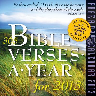 365 Bible Verses a Year 2013 Page-A-Day Calendar 0761167145 Book Cover