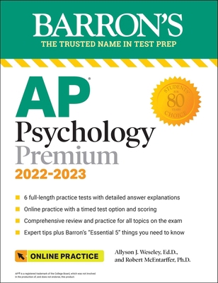 AP Psychology Premium, 2022-2023: Comprehensive... 1506278515 Book Cover