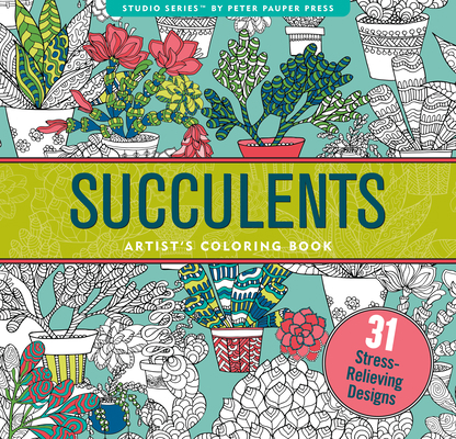 Succulents Adult Coloring Book (31 Stress-Relie... 1441334556 Book Cover