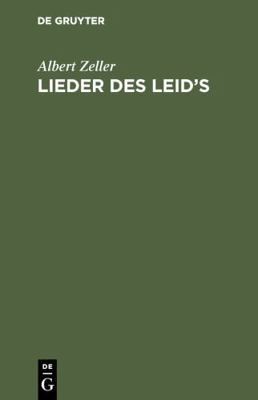Lieder Des Leid's [German] 3111229858 Book Cover