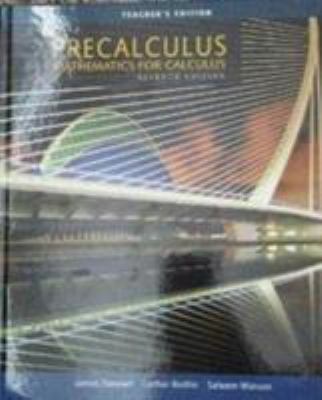 Precalculus Mathematics for Calculus (Teacher's... 1305115295 Book Cover