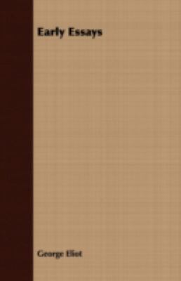 Early Essays 1408680386 Book Cover