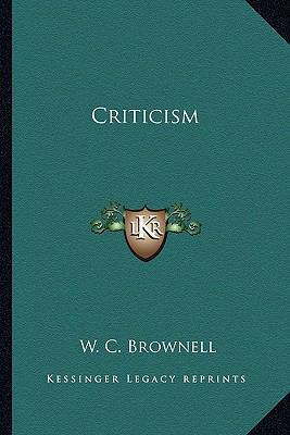 Criticism 1162927887 Book Cover