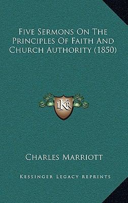 Five Sermons On The Principles Of Faith And Chu... 1168997607 Book Cover